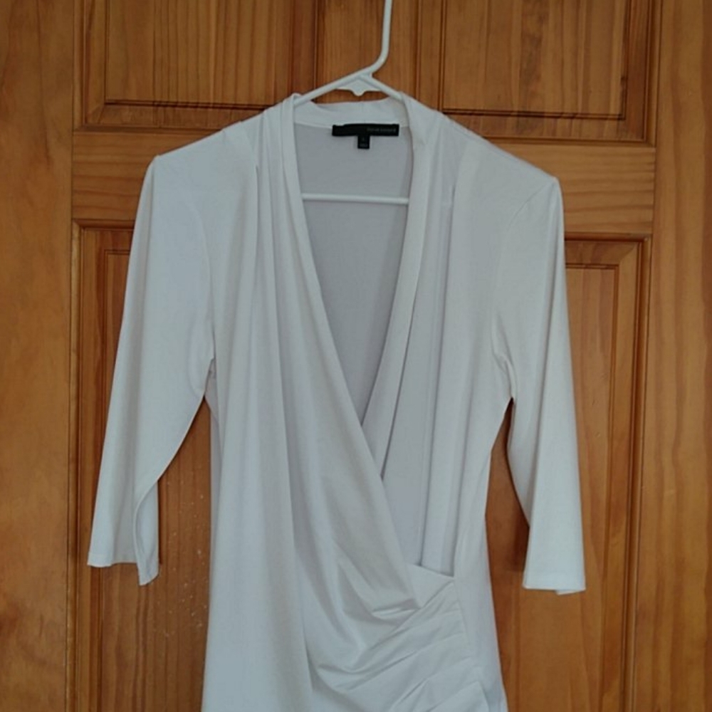 Harve Benard Tunic White Top Size Large - Picture 4 of 10